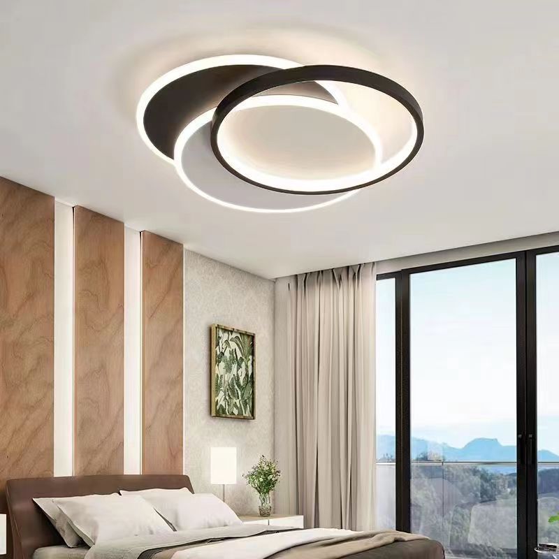 AS802 Modern minimalist LED wrought iron acrylic bedroom ceiling lamp living room dining room lamp lighting