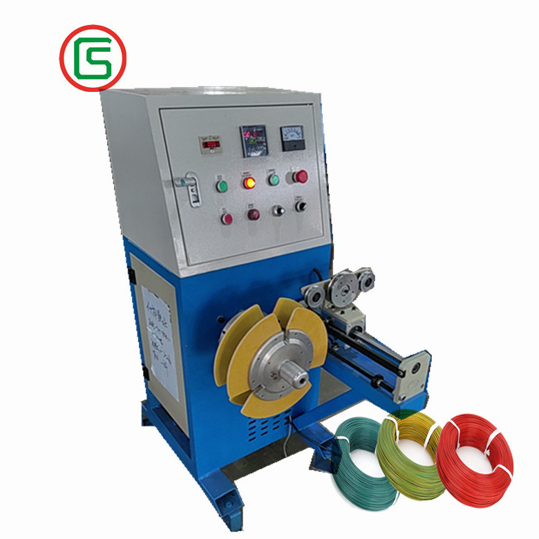 Blue 300mm wire and cable machinery GS300 Cable Take Up Machine Rewinding Machine