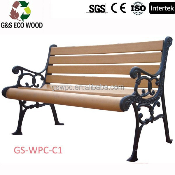 Manufactory Price!!wood plastic composite garden chair/wpc high quality chair/Waterproof Outdoor Park WPC Chair