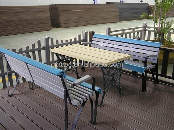 Manufactory Price!!wood plastic composite garden chair/wpc high quality chair/Waterproof Outdoor Park WPC Chair