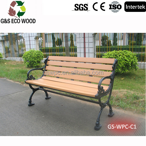 Manufactory Price!!wood plastic composite garden chair/wpc high quality chair/Waterproof Outdoor Park WPC Chair