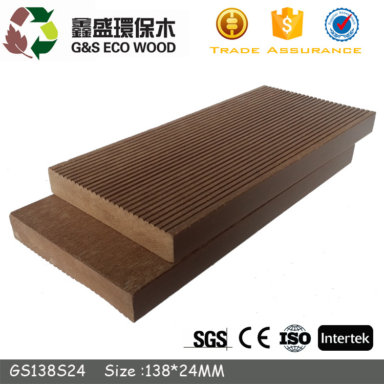 Outdoor Veneer Decking Thin Solid Board Waterproof Composite Decking