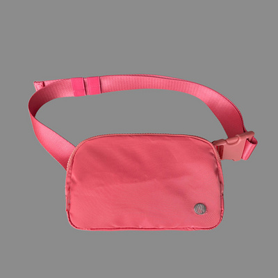 LULU Men Women Waterproof Lulu lemon Nylon Small Running Bum Hip Waist Fanny Pack Crossbody Everywhere Belt Bag