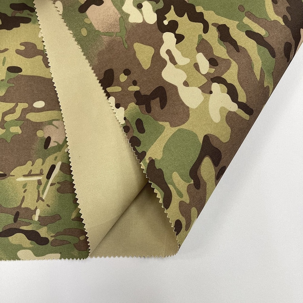 Wholesale 500D 600D 900D 1000D Printed Waterproof Atacs Fg Pu Coating Polyester Nylon Cordura Fabric