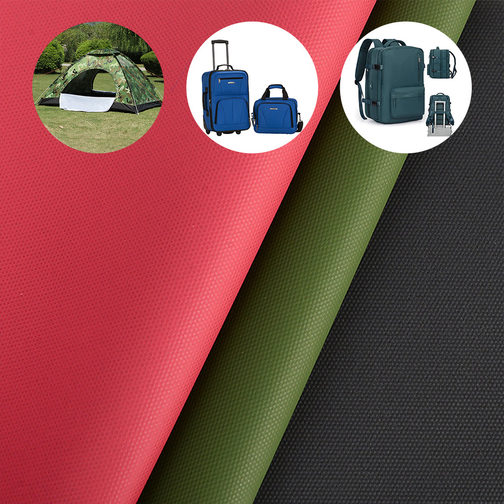 China Suppliers 400d 600d 900d Pvc Coated Polyester Two Tone Oxford Fabric for Suitcase Bag Tent