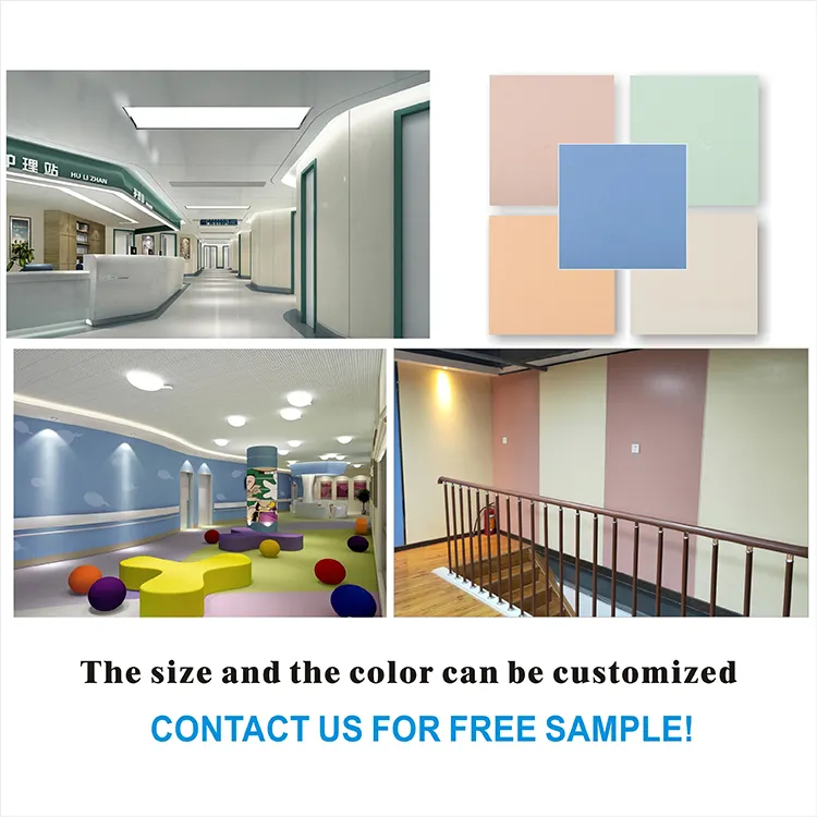 Wall Covering Anti-bacterial Nursing Home Decoration ABS Wall Protection Sheet Hospital Wall Panel Rigid Vinyl