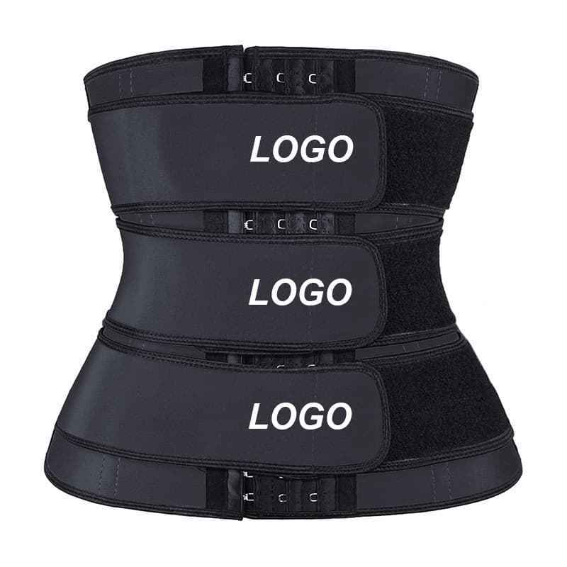 Latex Waist Trainers With Straps Latext Quality Trainer 3 And Zip Two Bands Wholesale Double Band Wide Womens Belt