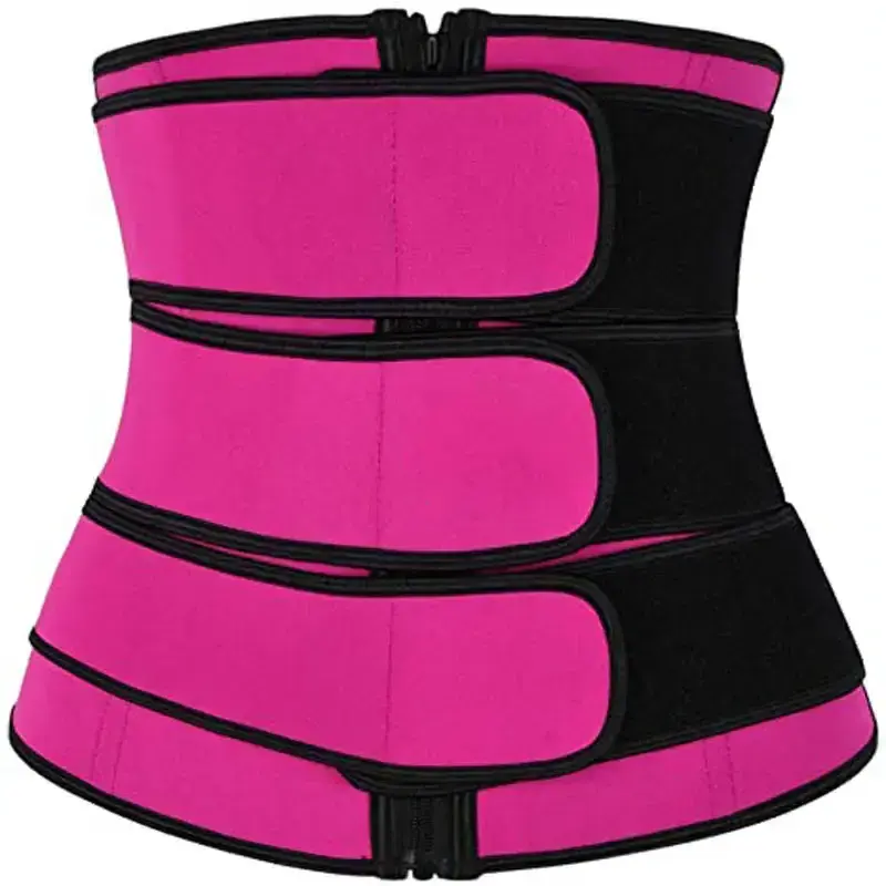 Latex Waist Trainers With Straps Latext Quality Trainer 3 And Zip Two Bands Wholesale Double Band Wide Womens Belt