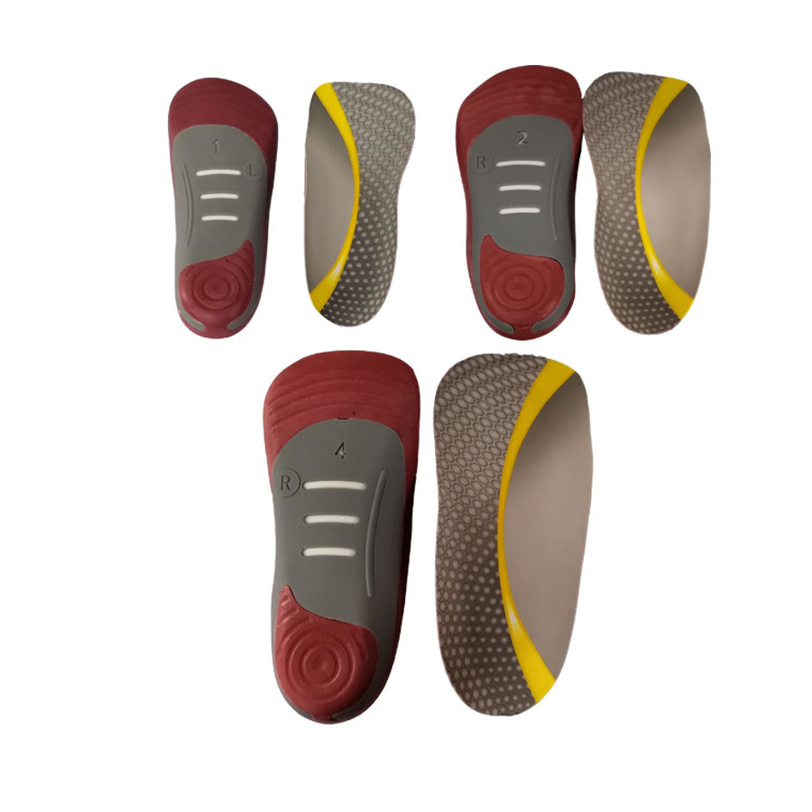 3/4 Suitable Arch Support Insole Flat Foot Correction Orthotic Shoe Inserts for Relieve Plantar Fasciitis Heel Pain