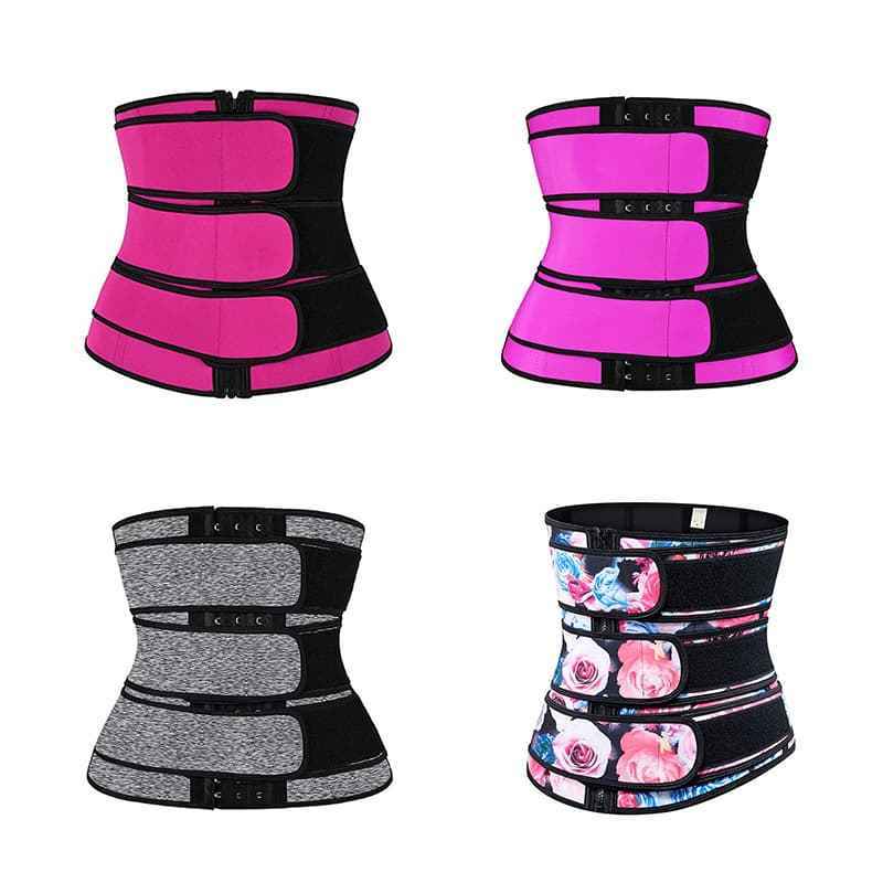 Latex Waist Trainers With Straps Latext Quality Trainer 3 And Zip Two Bands Wholesale Double Band Wide Womens Belt