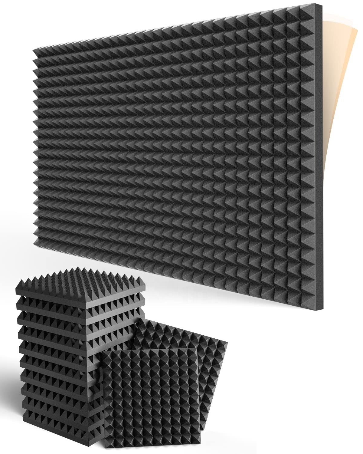 Noise Reduction Polyurethane Acoustic Foam acoustic panels foam soundproof for studio room