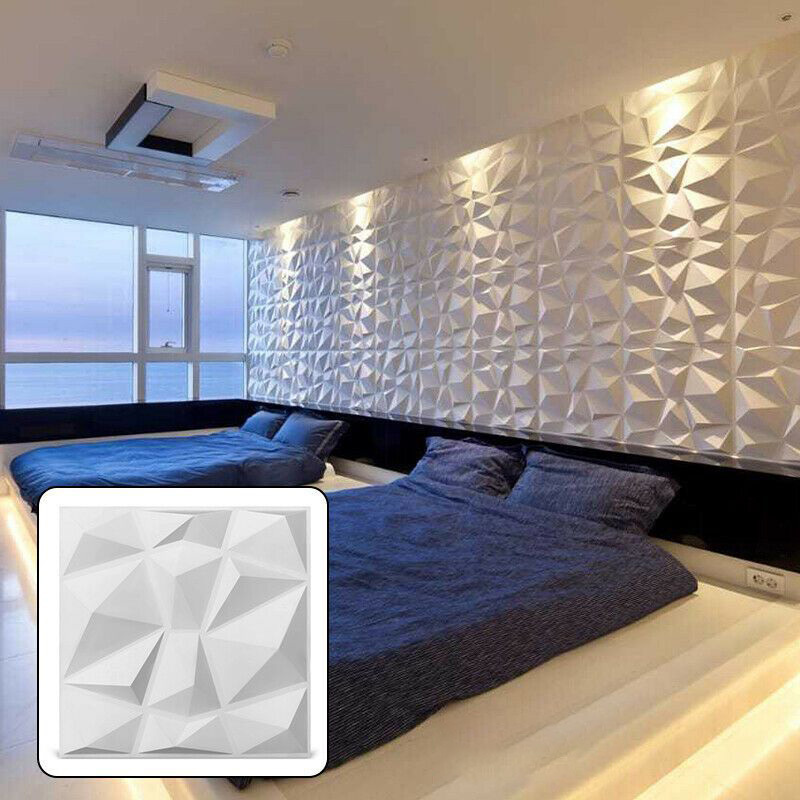 Modern 0.5mx0.5m 3D PVC Wall Panel New Home Decoration Fashion Wallpaper Panels Wall Decor Wallpapers