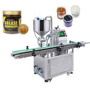 Fully Automatic High speed High viscosity Rotary Lobe Pump Honey Cartridge Automobile Aerosol Grease filling machine