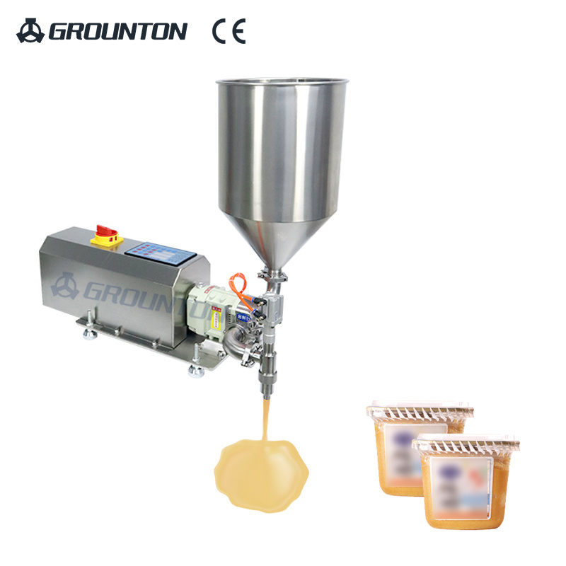 Manufacturers sell high quality servo motor miso sauce filling machine