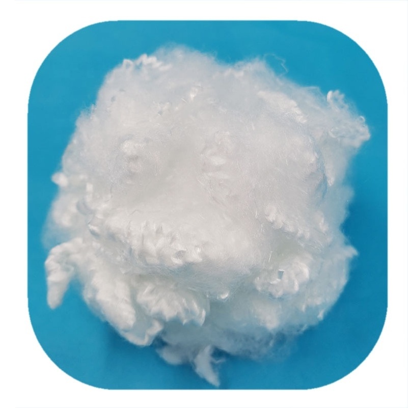 Hot sale low melt polyester fiber lmf 4d*51mm hard type heat-bonding fiber