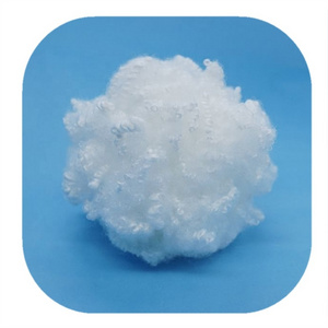 7D 64mm HCS hollow conjugated siliconized polyester fiber fill for furniture