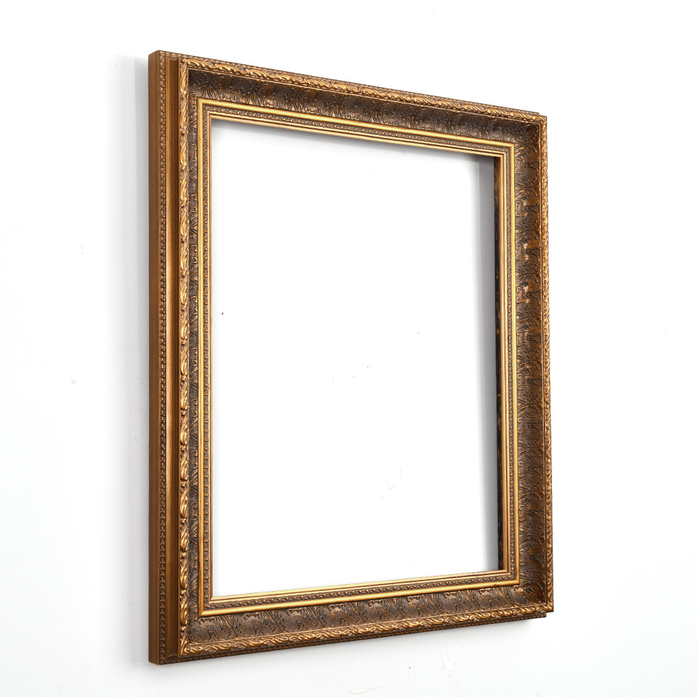 Wholesale Vintage Wooden Art Picture Frames Ornate Solid Wood Oil Painting Frame