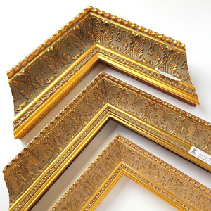 Custom Antique Classic A2 A3 A4 11x14 20x24 Vintage Wholesale Wooden Picture Frame Moulding Gold Wood Oil Painting Frames