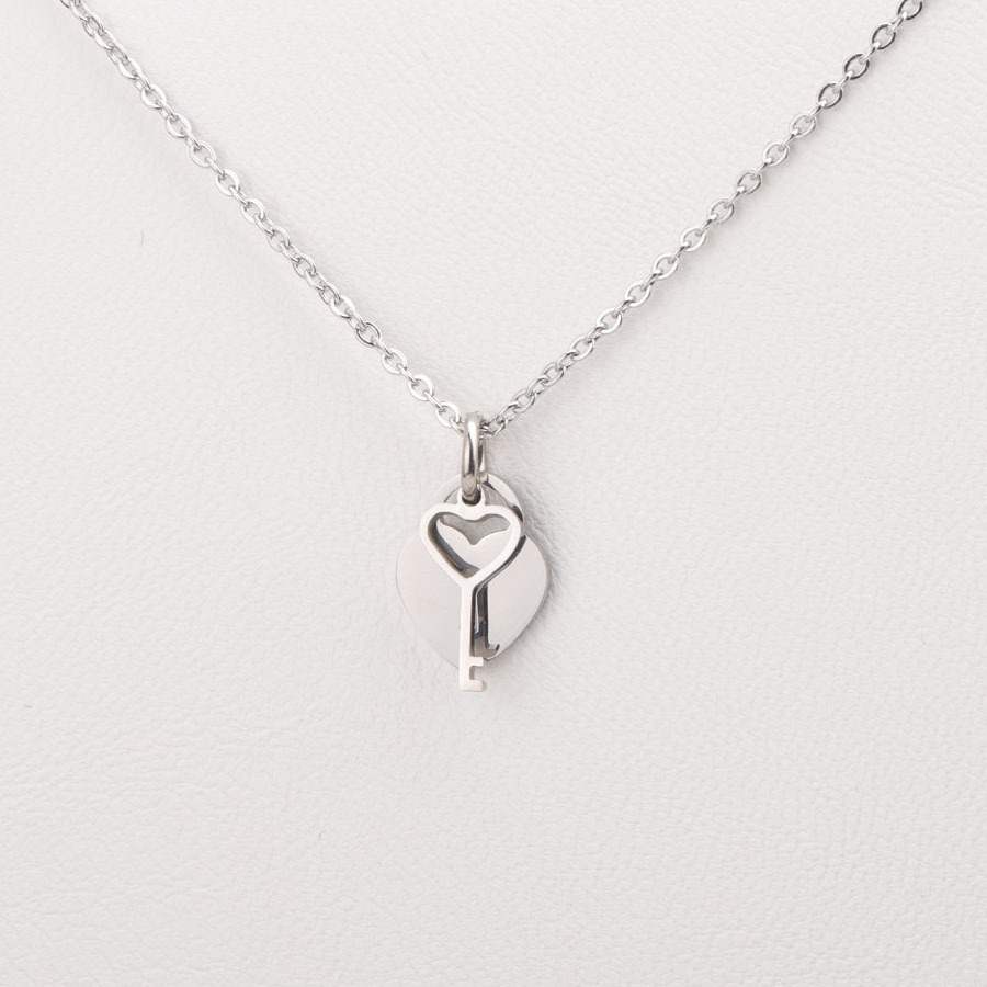 Wholesale Key My Heart Necklace Stainless Steel necklace chain rose gold , gold , silver lock and key necklace pictures