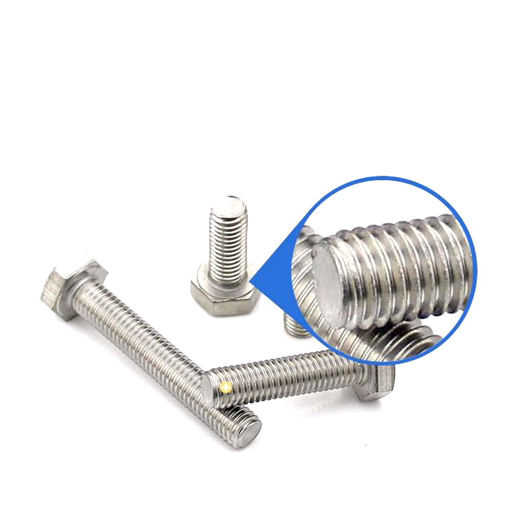 Auto Fastener ANSI18.2.1 1/4 3/8 5/16 7/16 1/2 3/8 Hex Bolt and Nut Stainless Steel Screw Carbon