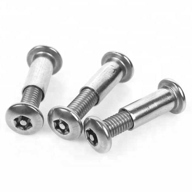 carbon steel zinc sex screw barrel nut Stainless steel furniture bolt bunk bed bolts