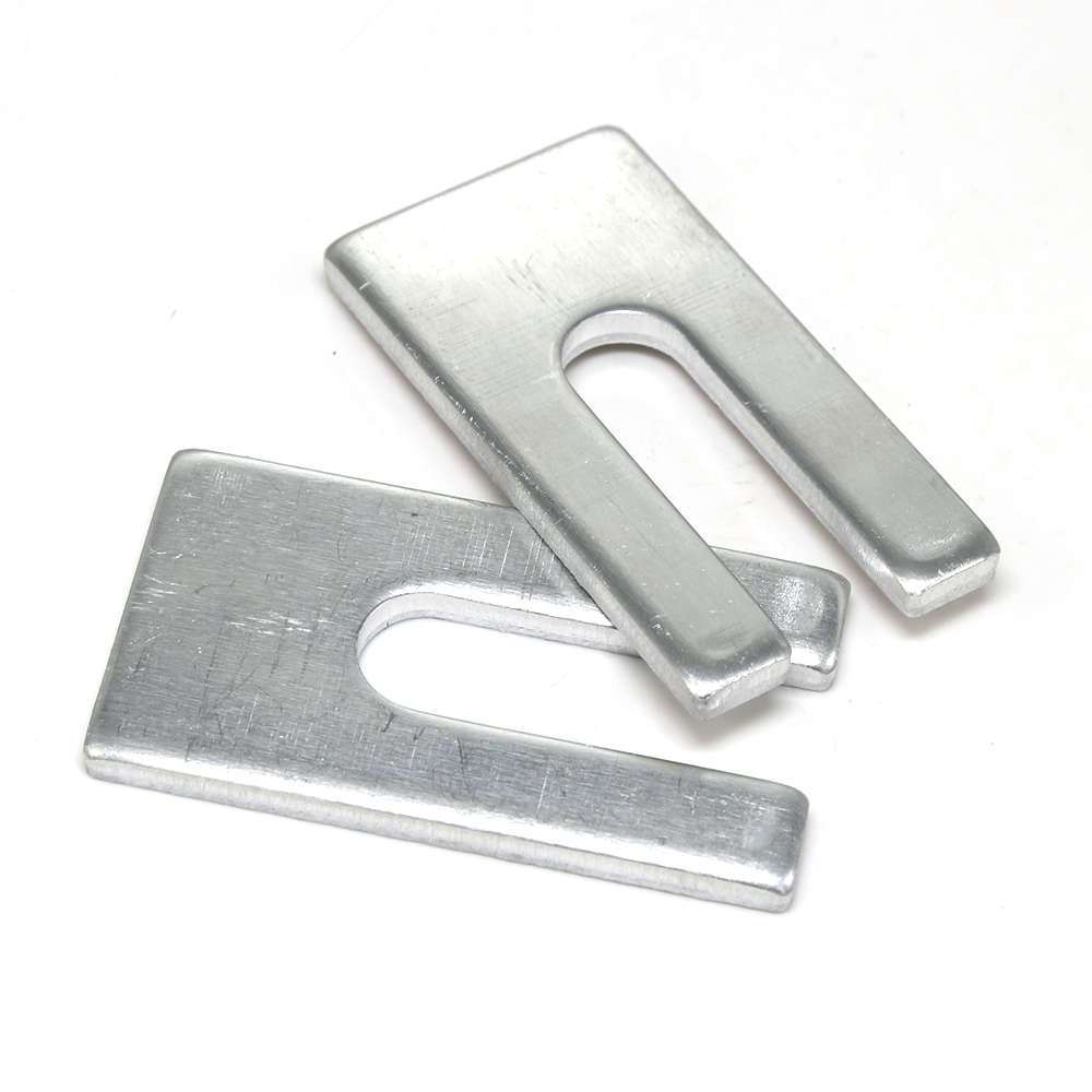 1mm 2 mm 5mm Furniture Company Used  Window Spare Parts  Aluminum Sheet  Slotted Horseshoe Packer Shims