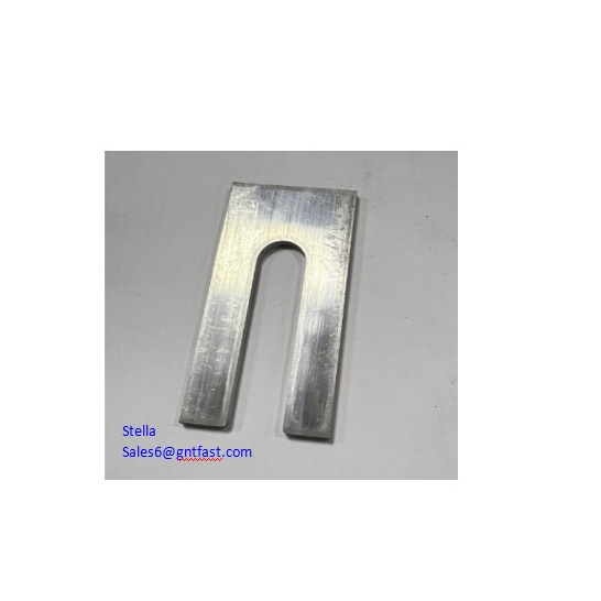 1mm 2 mm 5mm Furniture Company Used  Window Spare Parts  Aluminum Sheet  Slotted Horseshoe Packer Shims