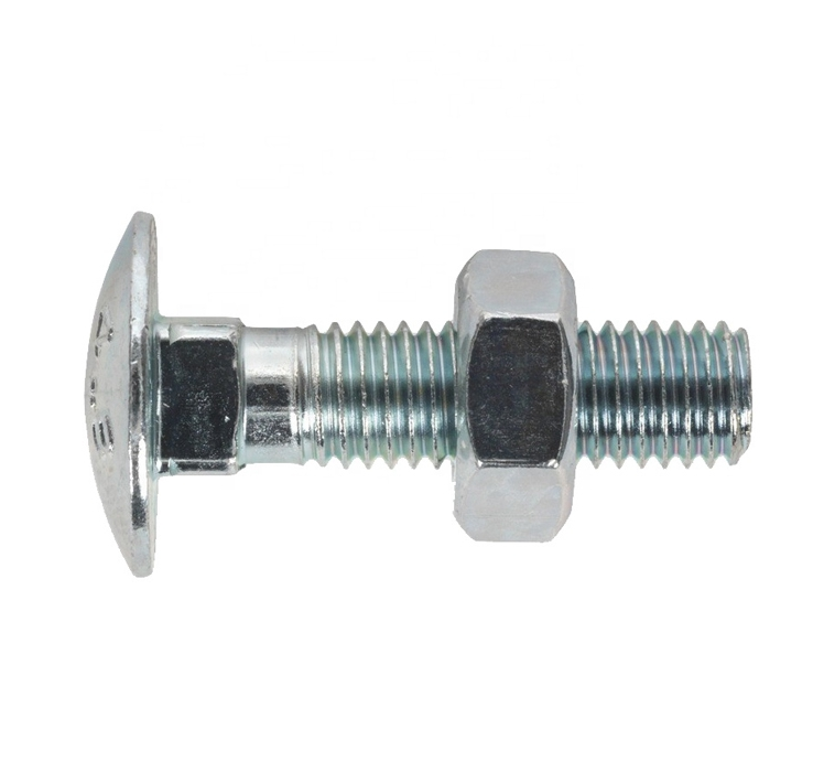 Low Price Din 603 Carriage Bolt And Nut Stainless Steel Carriage Bolts