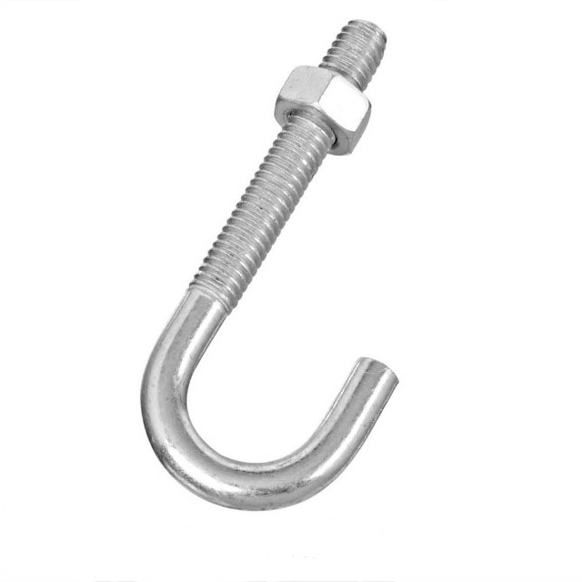 Grade 8.8 Grade 10.9 zinc plated J bolt