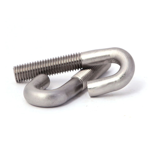 Grade 8.8 Grade 10.9 zinc plated J bolt