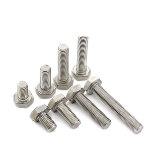 Auto Fastener ANSI18.2.1 1/4 3/8 5/16 7/16 1/2 3/8 Hex Bolt and Nut Stainless Steel Screw Carbon