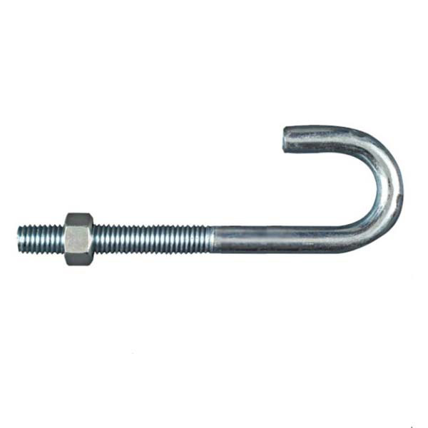 Grade 8.8 Grade 10.9 zinc plated J bolt