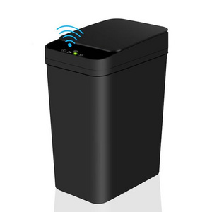 Touchless Motion Sensor Small Slim Garbage Can Smart Electric Narrow Waterproof Garbage Bin Trash Can With Sensor