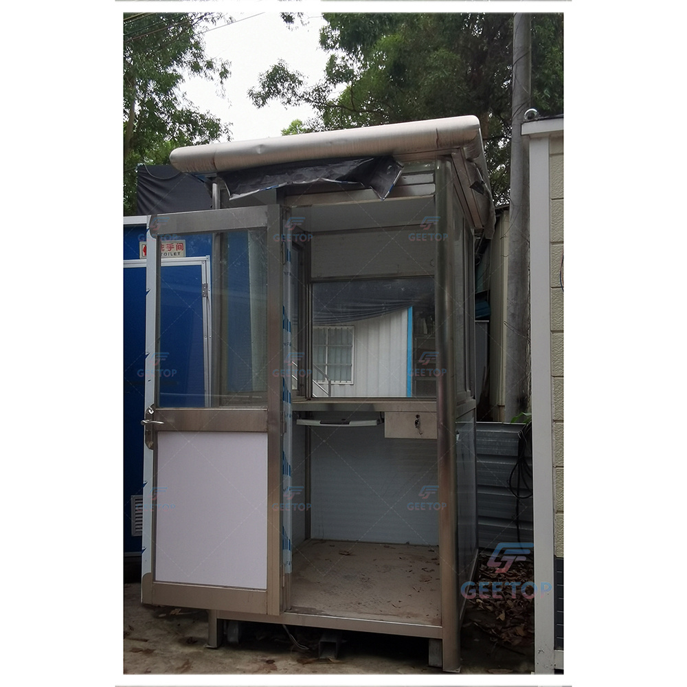 Portable Stainless Steel Frame Bathroom Shower Cabin Customized Small Guard Cabin Stainless steel guard house