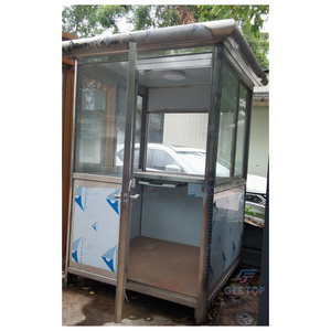 Portable Stainless Steel Frame Bathroom Shower Cabin Customized Small Guard Cabin Stainless steel guard house