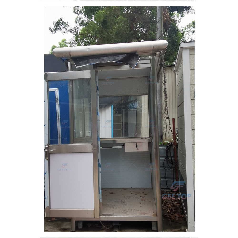 Portable Stainless Steel Frame Bathroom Shower Cabin Customized Small Guard Cabin Stainless steel guard house