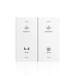 GTD Zigbee Smart Home Wall Switch 1/2/3 Gang Voice Control Wifi Switch White Push Button Light Switch