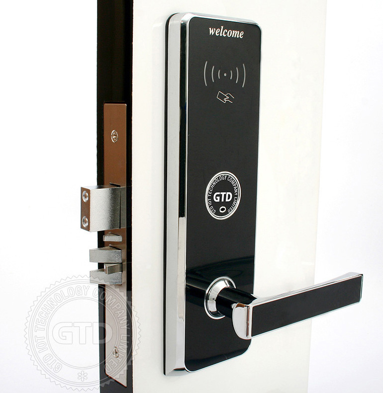 High quality metal hotel electrical key card door lock