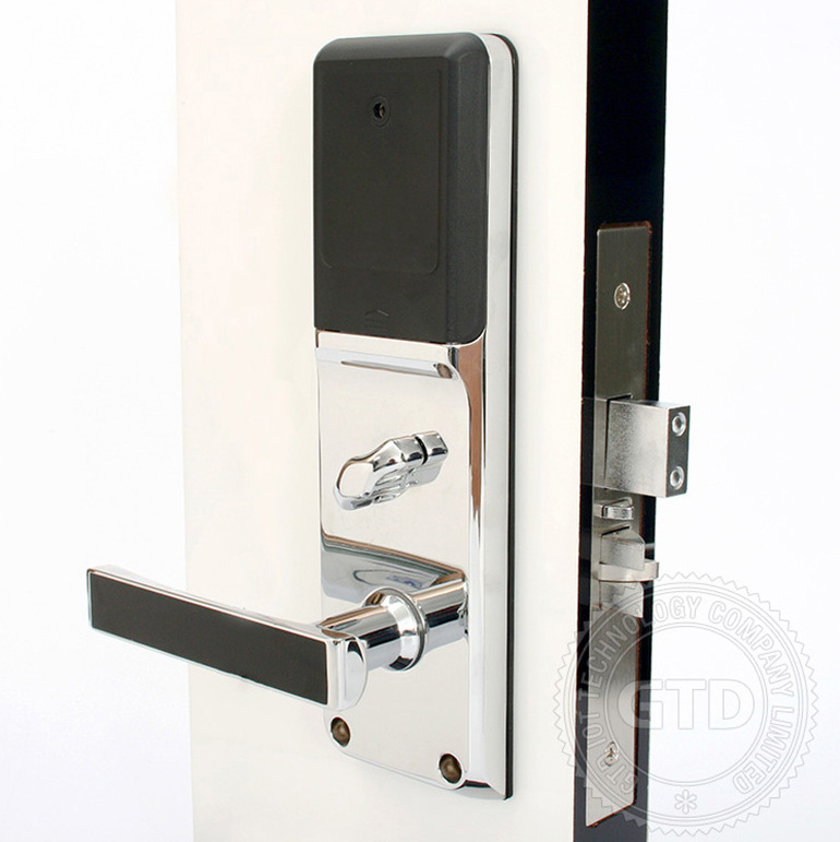 High quality metal hotel electrical key card door lock