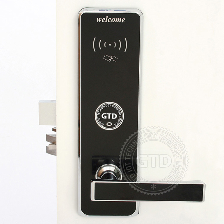 High quality metal hotel electrical key card door lock