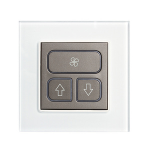 LED around Reset Smart Hotel Using push button Dry contact technology 12V DC Fan control wall switch