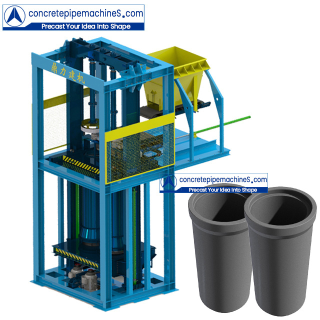 Concrete Jacking Pipes Making Machine / Concrete Culvert Pipe Moulding Machine