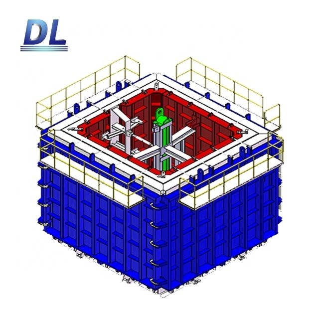 precast reinforced cement cast rectangular concrete box culvert making steel moulding forming machinery manufacturers sale price