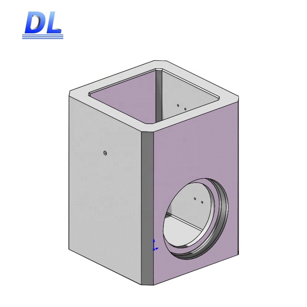 Wet casting precast concrete manhole forms for base cone rise