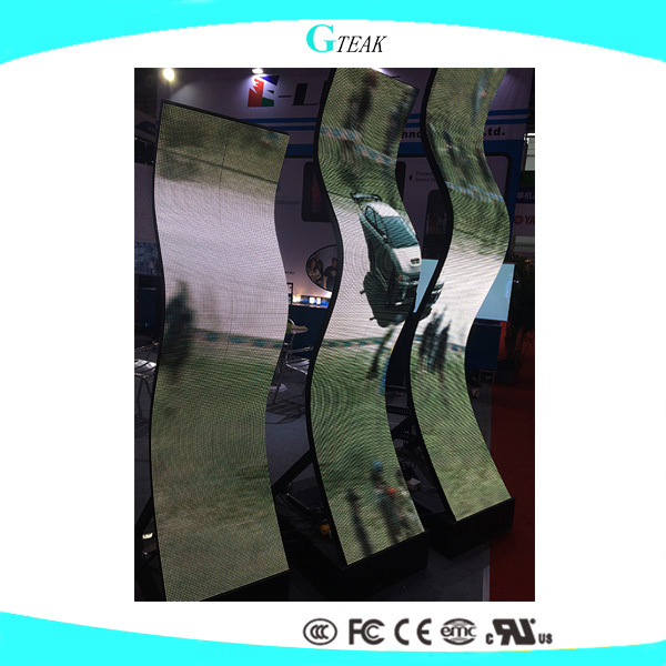 p6 curved led flexible display screen