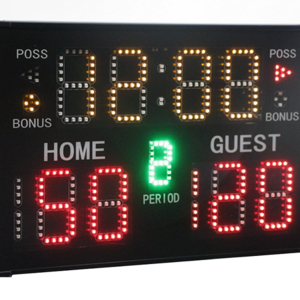 Indoor stadium sport soccer baseball led number football portable digital scoreboard for basketball with 24 second shot clock