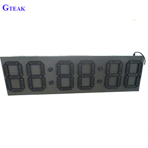 big 6 digit 7 segment led display 12 inch giant customised led 7 segment display for time clock outdoor