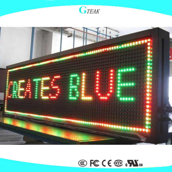 Remote control car led display screen message board