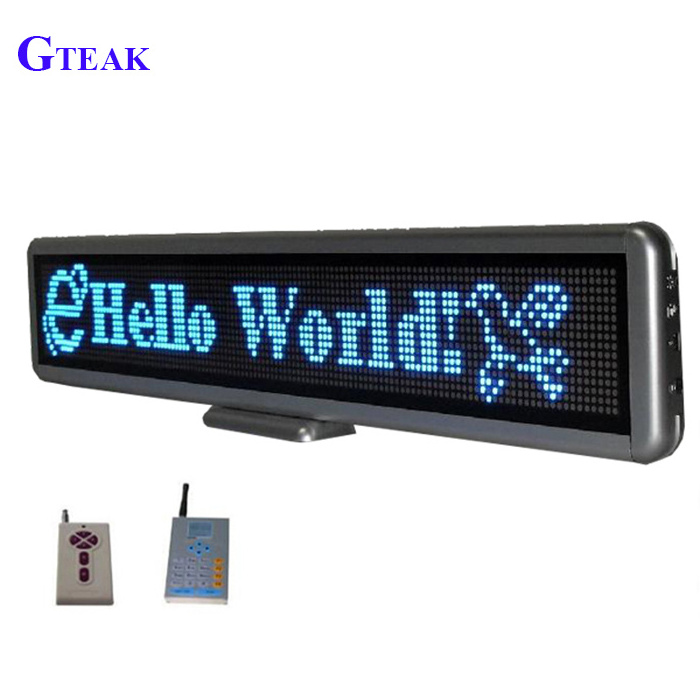 Remote control car led display screen message board