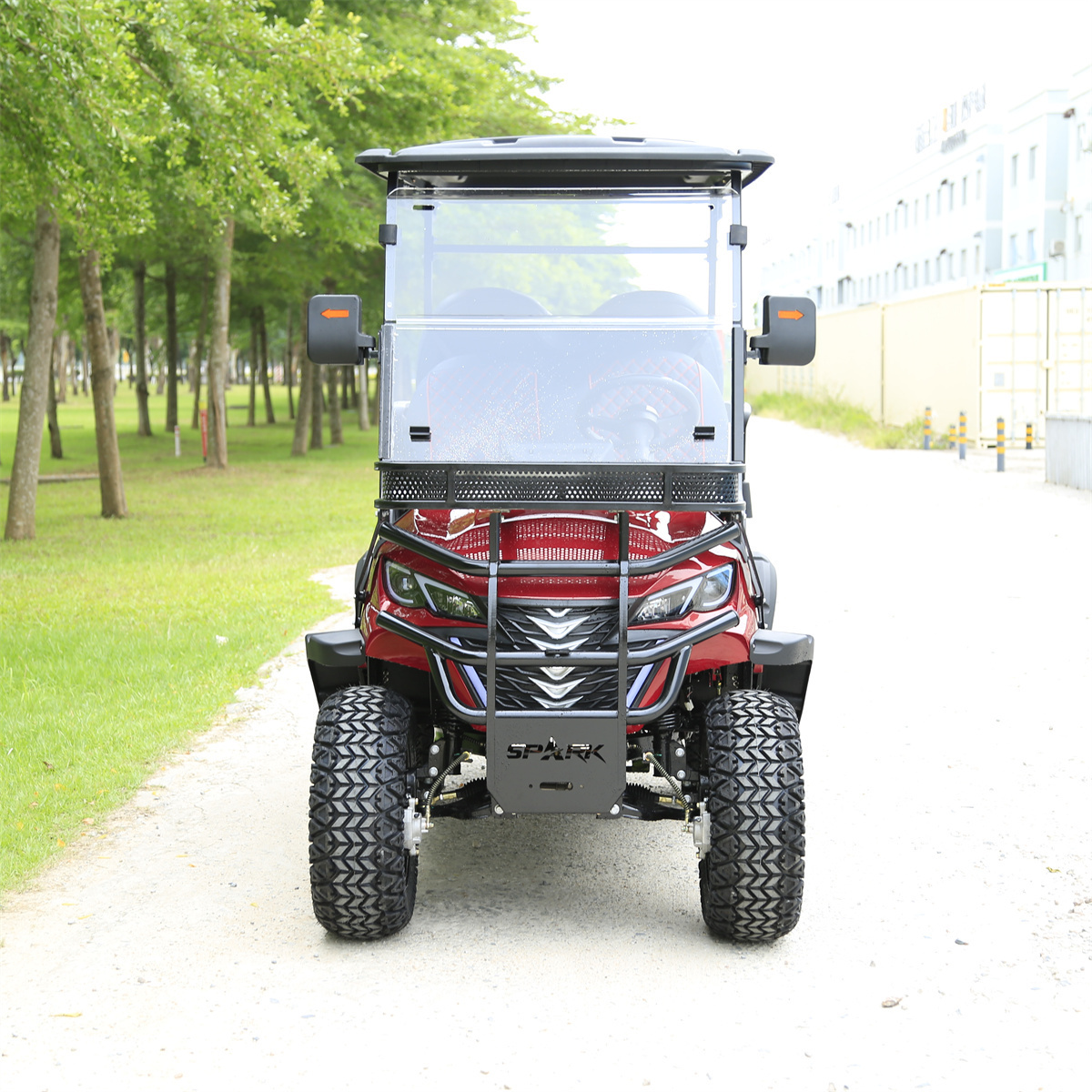 48/72V New Style  Modern Fashion 2024 Brand Design 4 Seat Sightseeing Bus Club Cart Electric Golf Buggy Hunting Cart